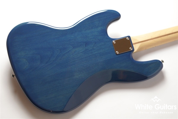 2021 Collection Made in Japan Hybrid II Jazz Bass - Indigo Trans